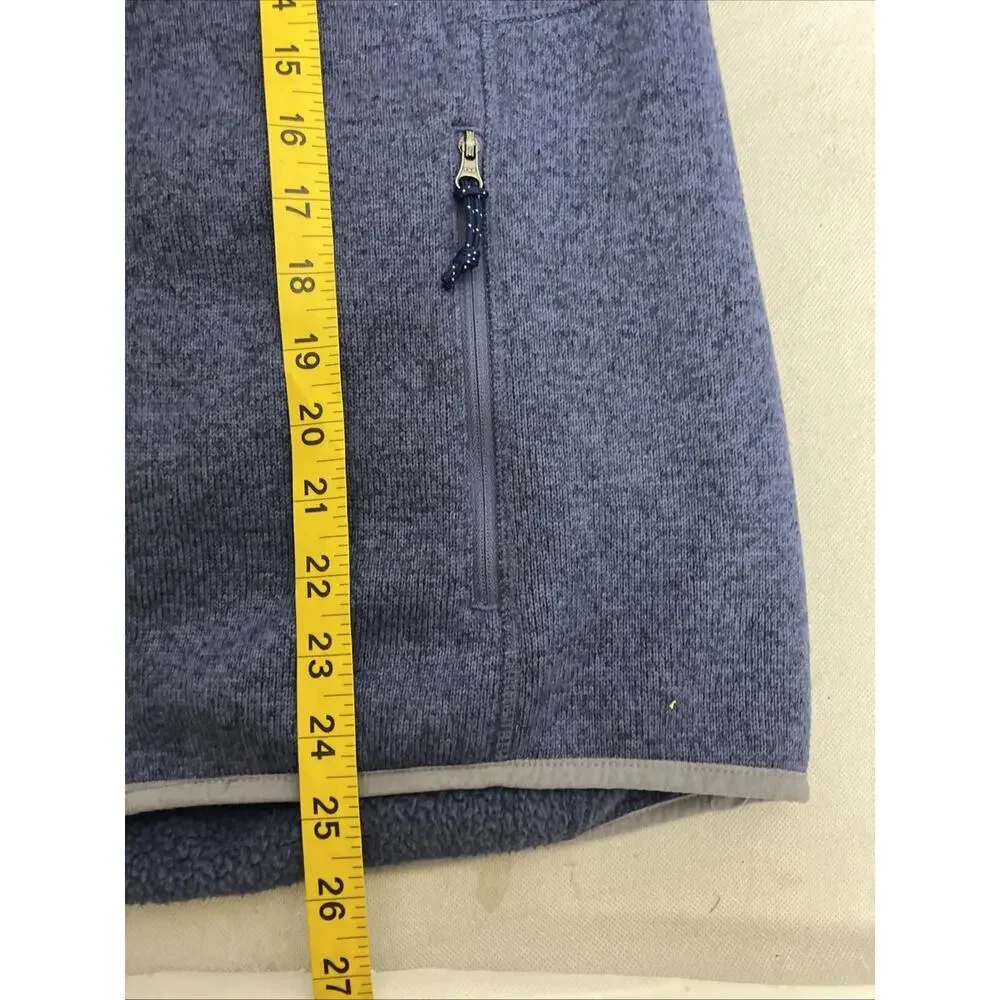 L.L.Bean Fleece Knit Stand Collar Long Sleeve Full Zip Sweater/Jacket Sz Small - Picture 7 of 7